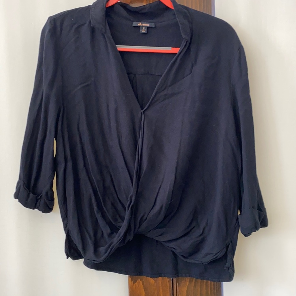 Black blouse women’s Ella moss
